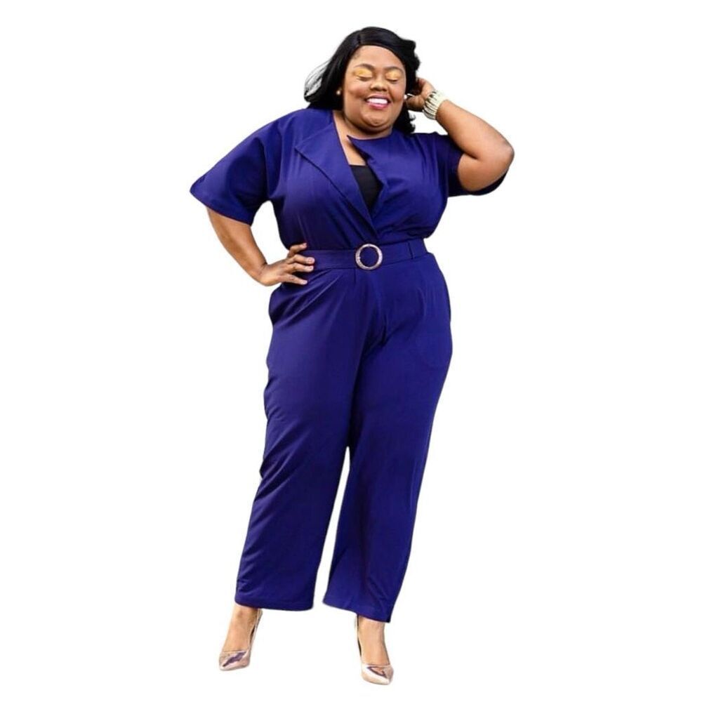 NEW Soncy When I Say Blue Jumpsuit Blue 12